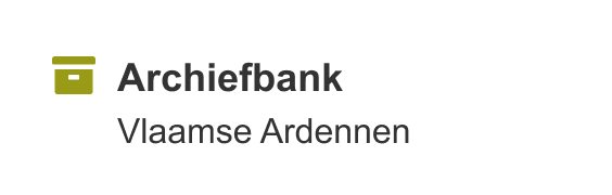 Archiefbank Vlaamse Ardennnen